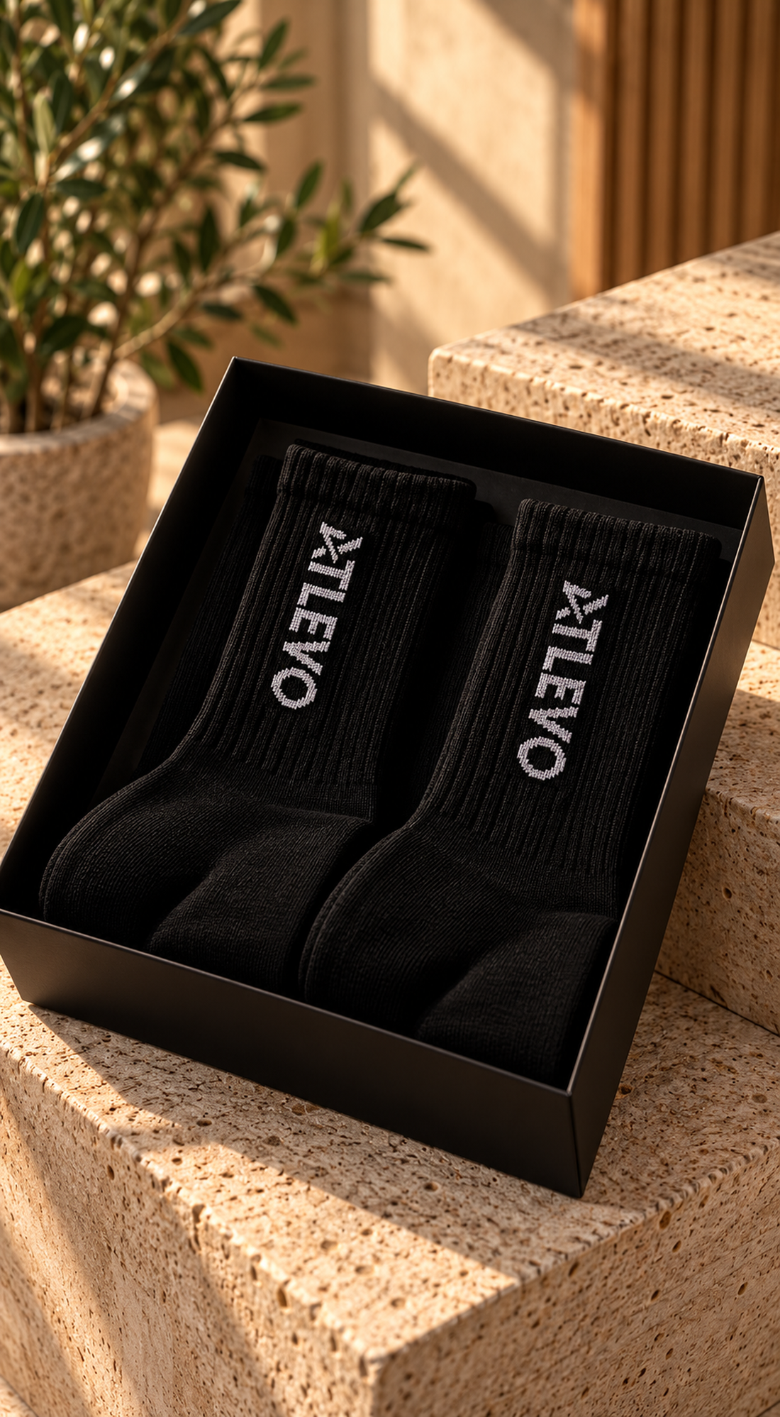 Unisex Fitness-Socken (2er-Set)
